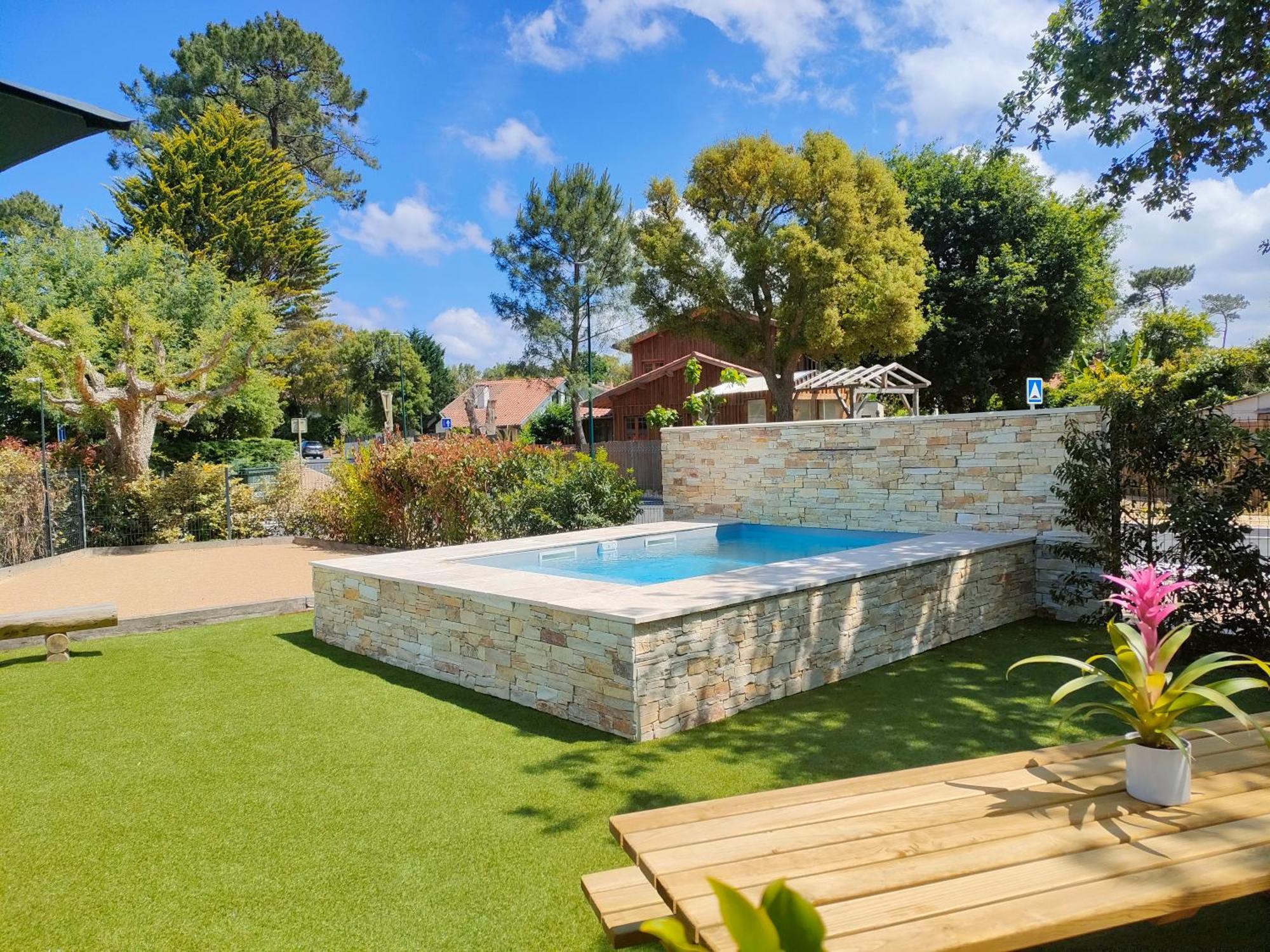 La Villa Ocean Avec Spa Et Piscine - Les Gites De Camparan 拉本讷 外观 照片